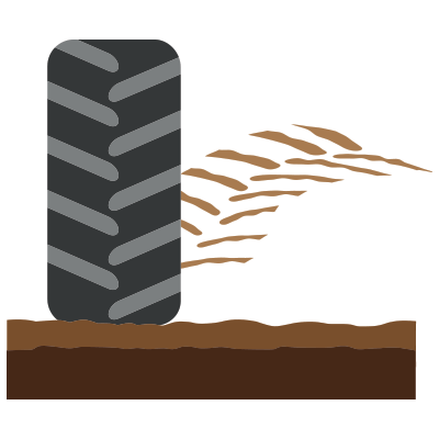 Samooczyszczanie się bieżnika