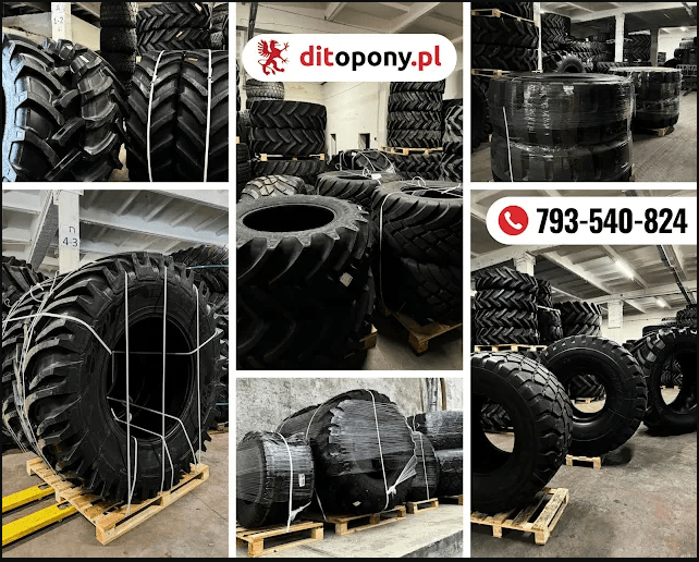 Opony przemysłowe do maszyn budowlanych, maszyn przemysłowych – sklep Ditopony